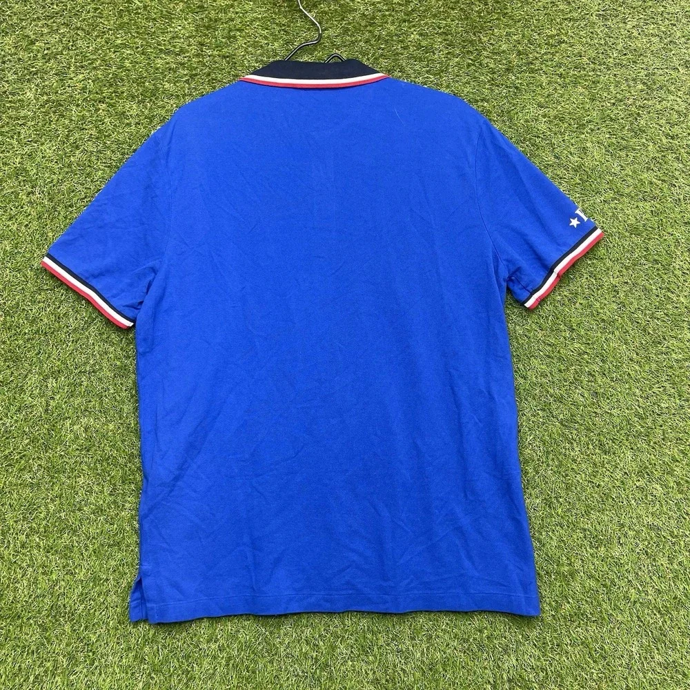 Polo Ralph Lauren Polo Shirt Mens Medium Horse Blue Short Sleeve Preppy NWT